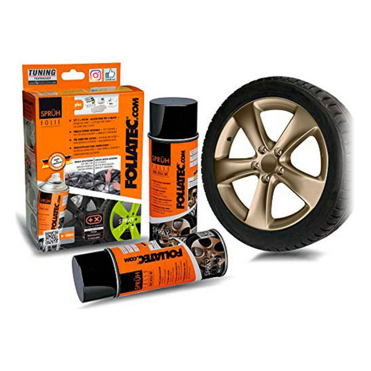 Liquid Rubber for Cars Foliatec 2089   Bronze 400 ml (2 pcs) Liquid Rubber for Cars Foliatec 2089   Bronze 400 ml (2 pcs)