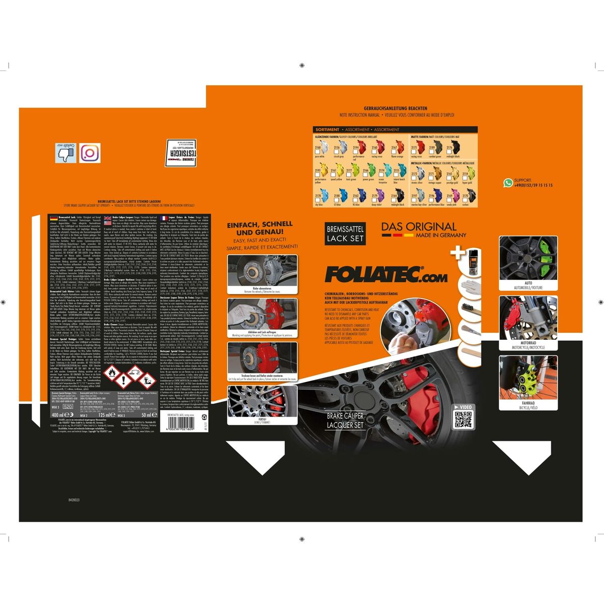 Brake pads Foliatec FO2197