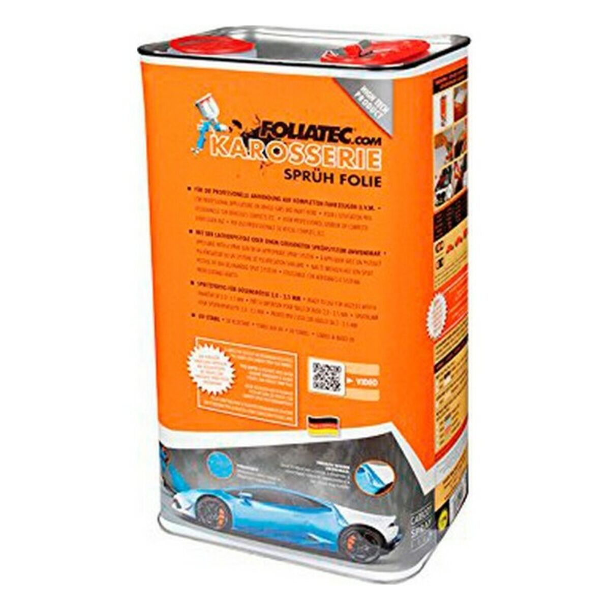 Liquid Rubber for Cars Foliatec Canister Transparent Bright 5 L Liquid Rubber for Cars Foliatec Canister Transparent Bright 5 L