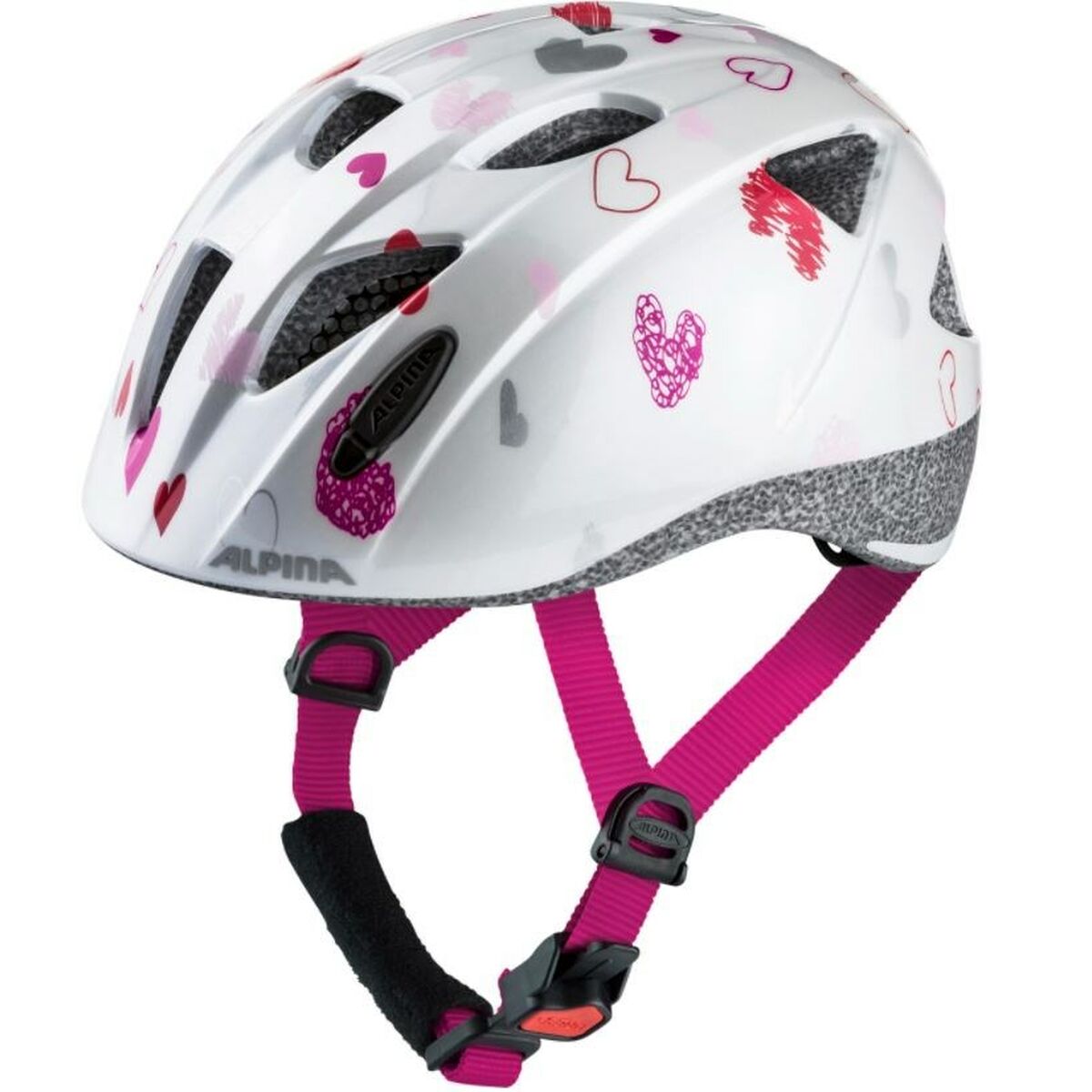 Adult’s Cycling Helmet Alpina A9711211 White Printed