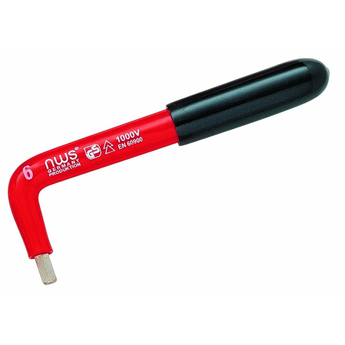 Bent hex key NWS 6 mm