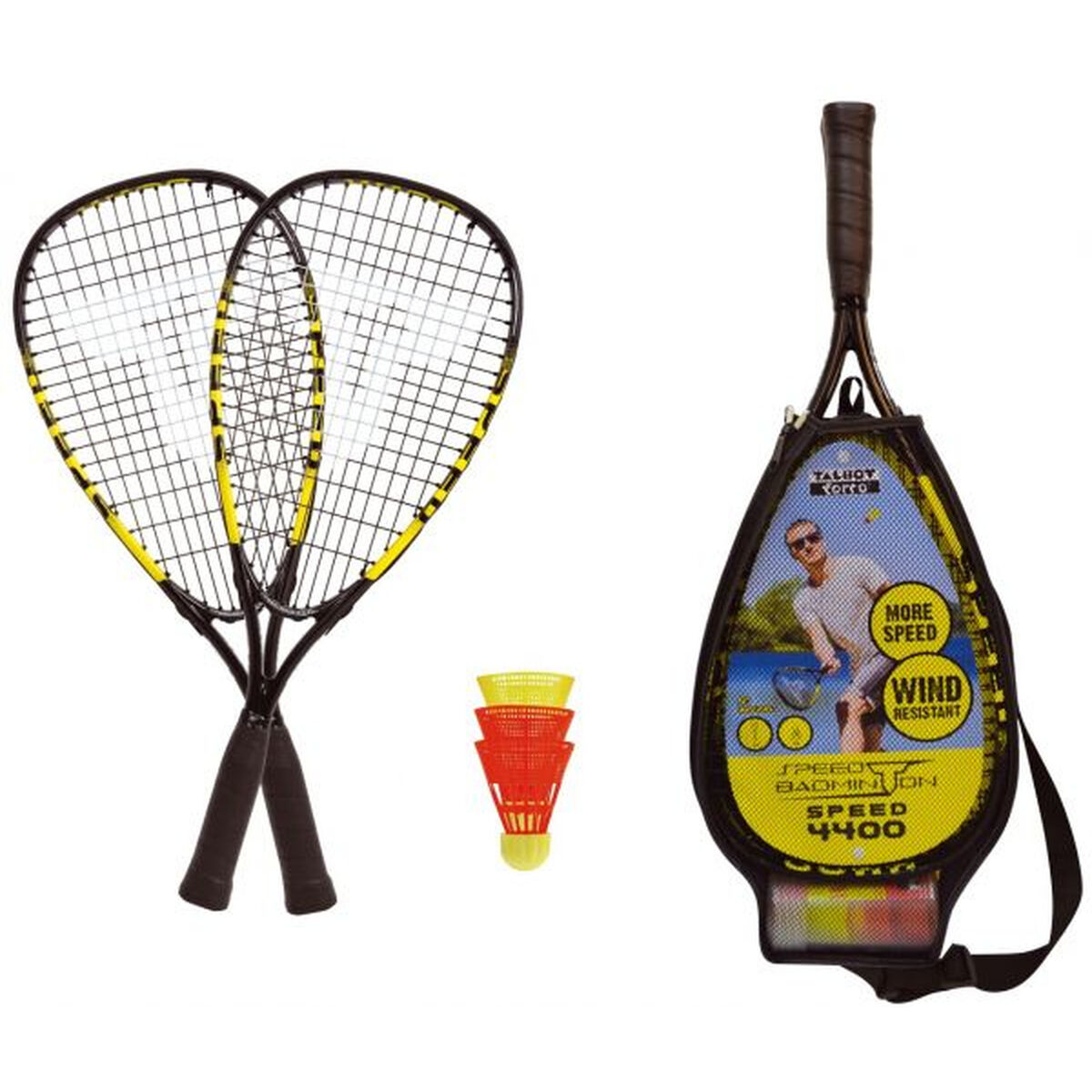 Badminton Set Schildkrt Yellow (2 Units)