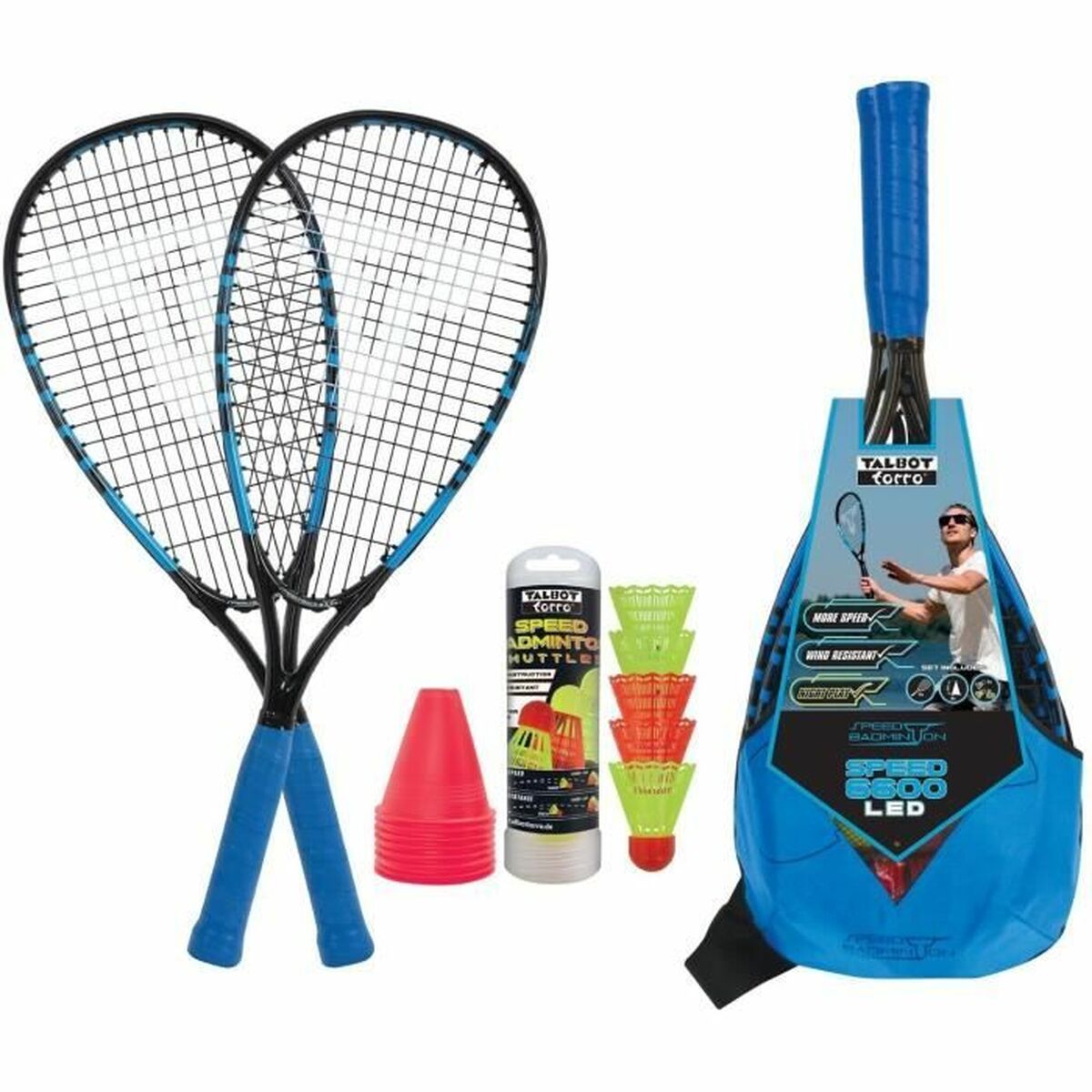 Badminton Racket Schildkröt Black/Blue Badminton Racket Schildkröt Black/Blue
