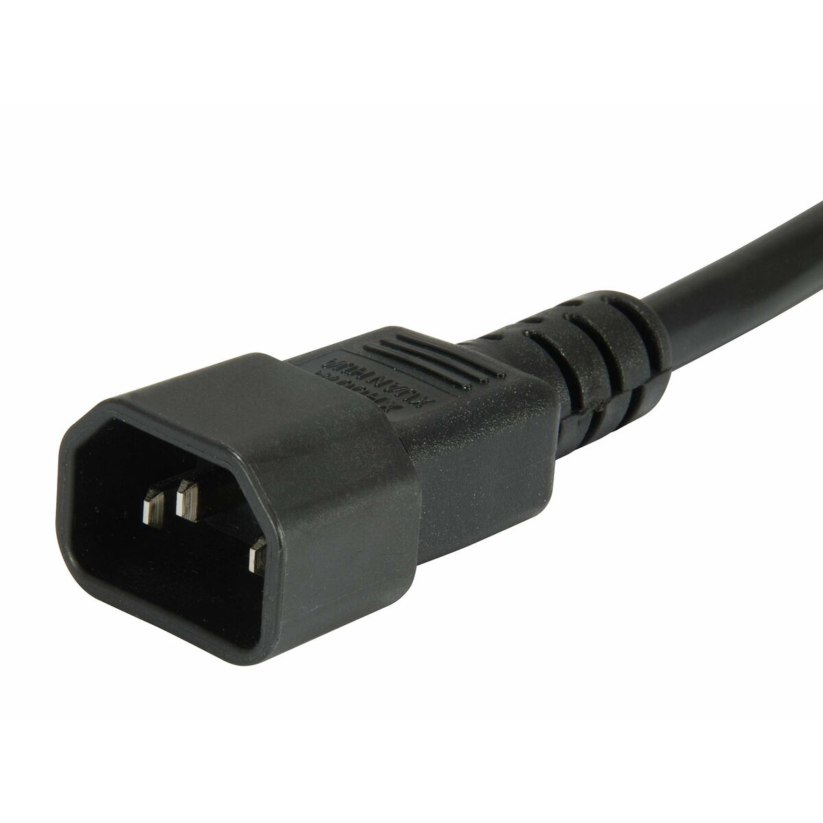4-socket plugboard without power switch Equip 333281 Black 1,1 m