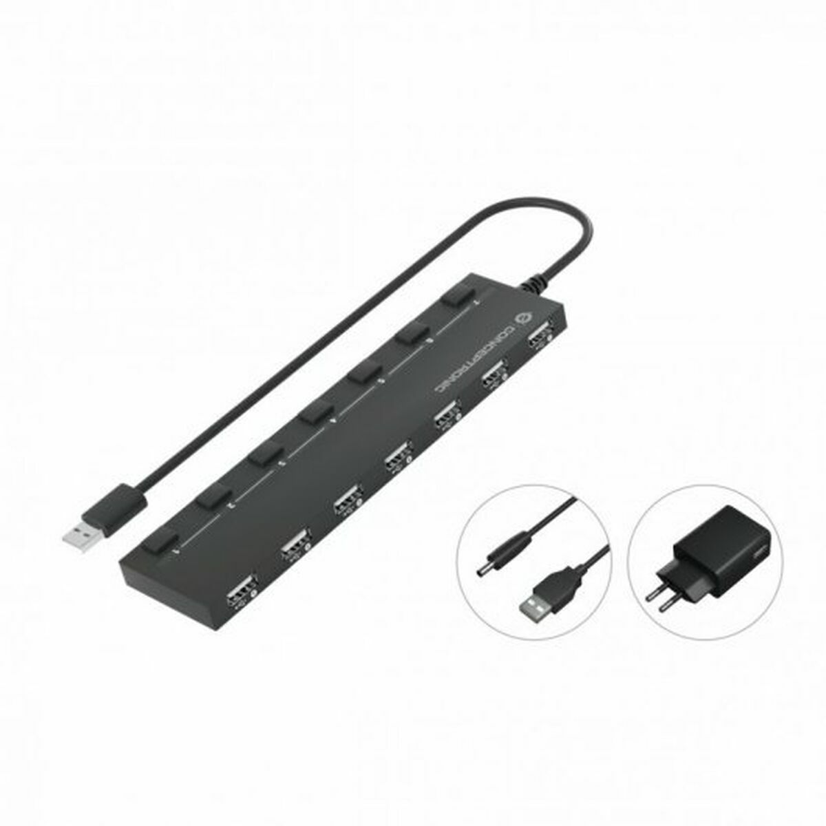 USB Cable Conceptronic 110516807101 Black