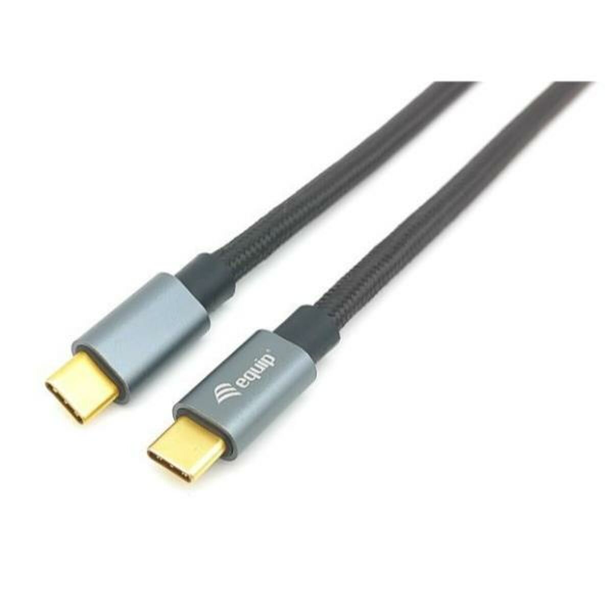 USB-C to USB-C Cable Equip 128354 Black 1 m