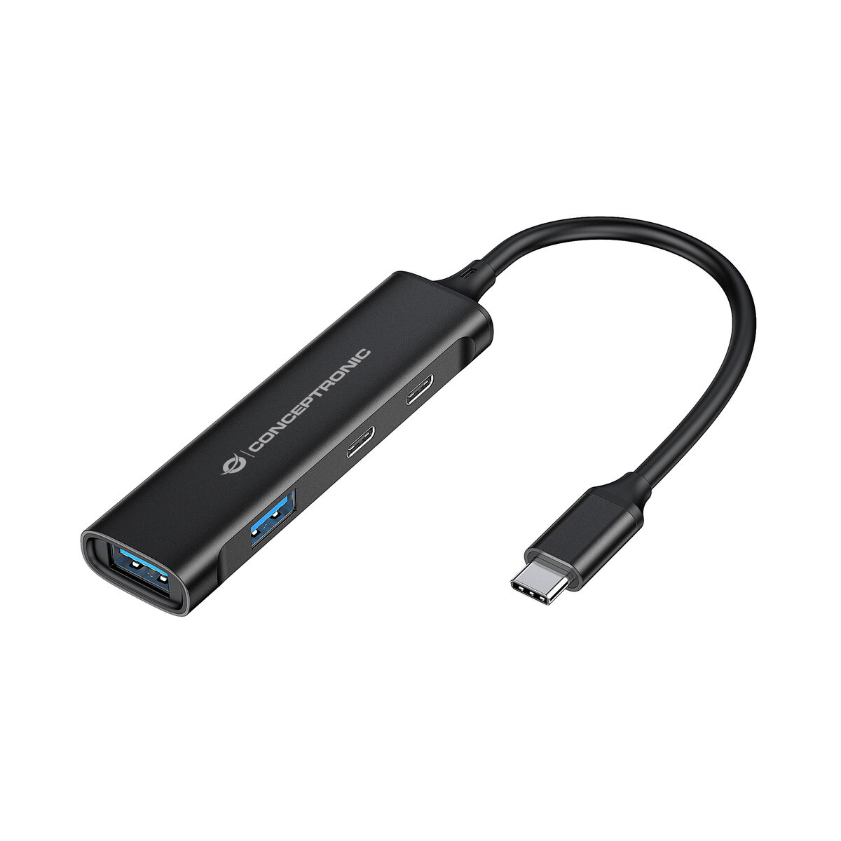 USB Hub Conceptronic 110517707101 Black 15 cm (1 Unit)