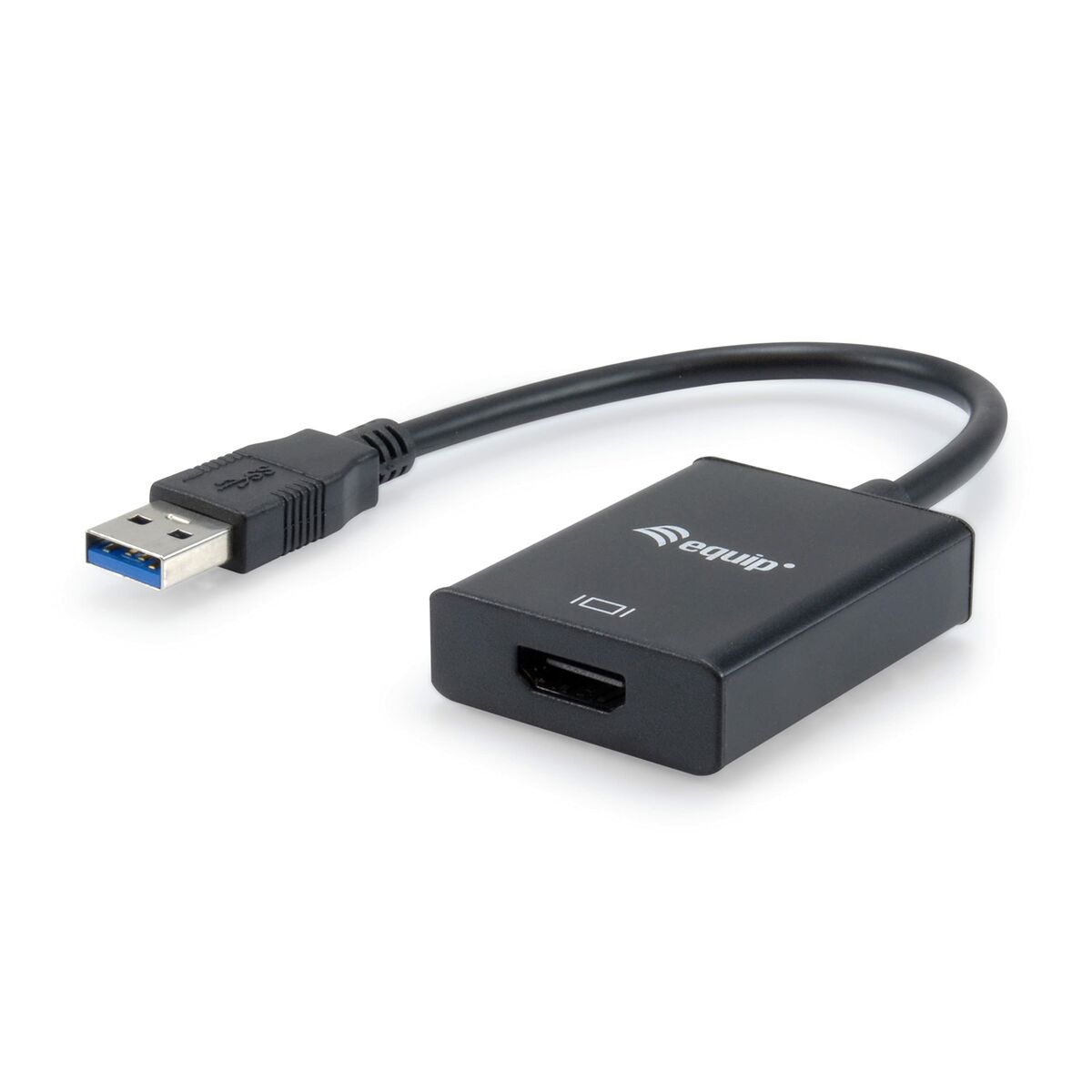 USB 3.0 to HDMI Adapter Equip 133385 Black