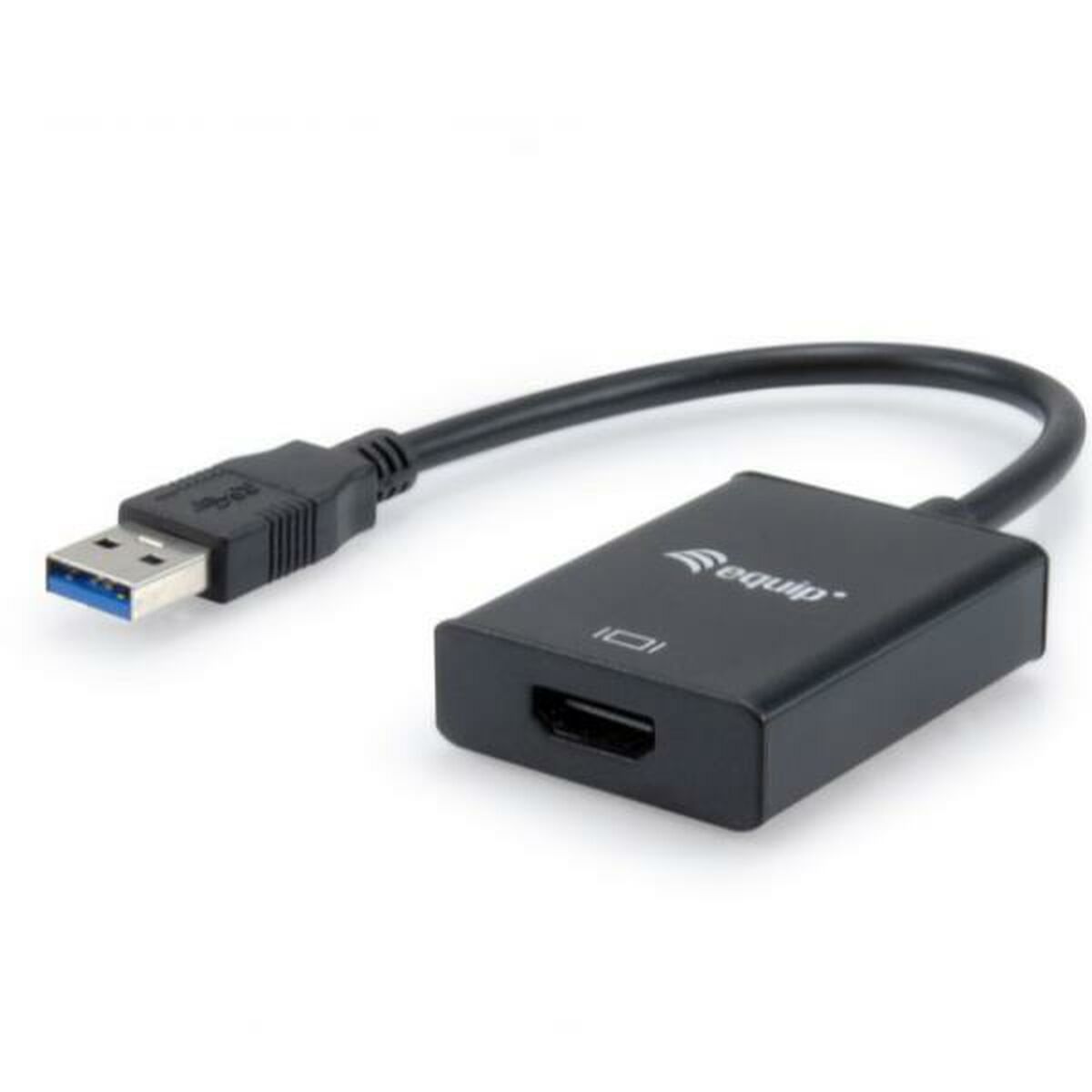USB 3.0 to HDMI Adapter Equip 133385 Black