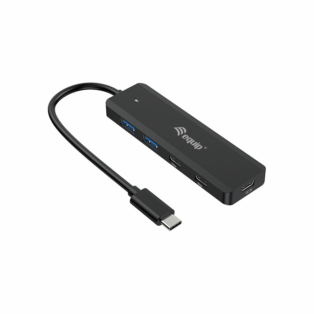 USB Hub Equip 128964 Black