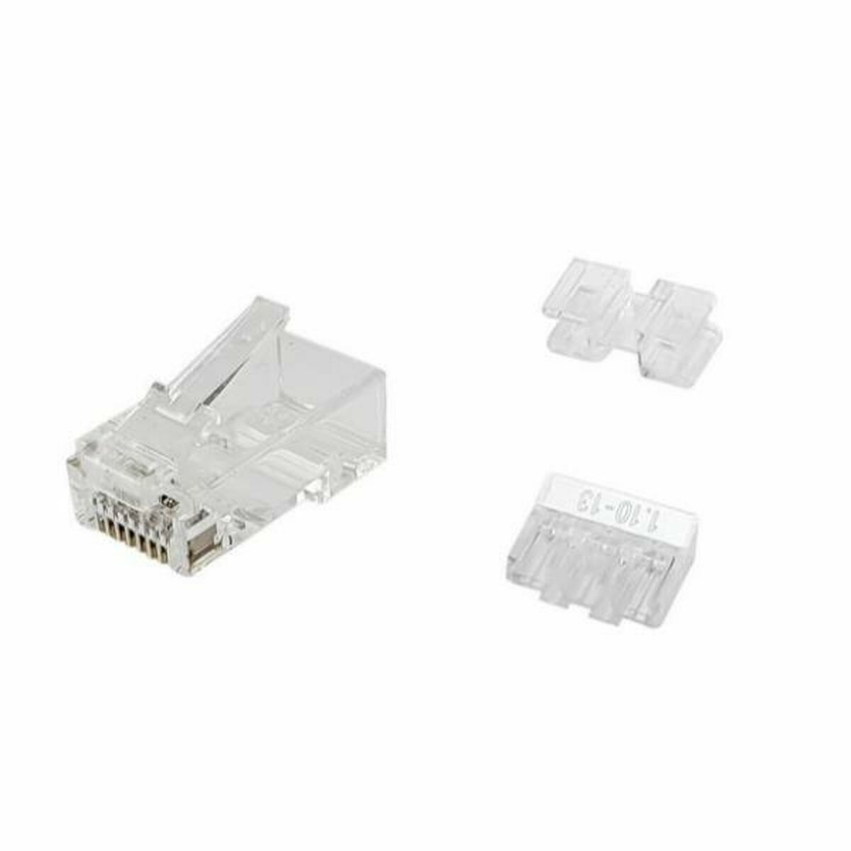 Category 6 UTP RJ45 Connector Equip 121146 Transparent 100 Units