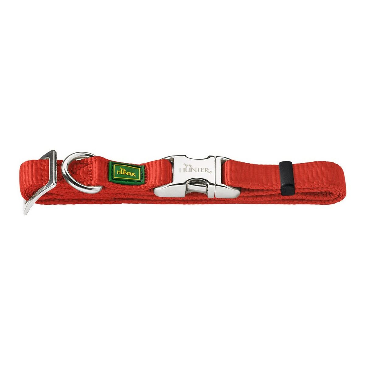 Dog collar Hunter Basic Alu-Strong Red Size L (45-65 cm) Dog collar Hunter Basic Alu-Strong Red Size L (45-65 cm)