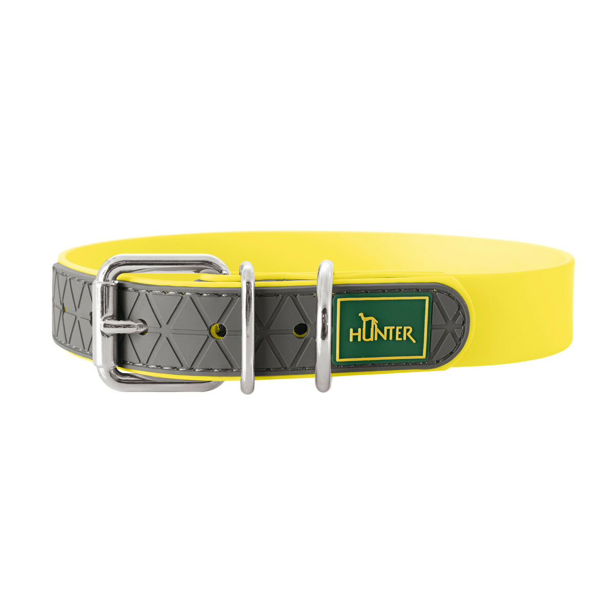 Dog collar Hunter Convenience 53-61 cm L/XL Yellow Dog collar Hunter Convenience 53-61 cm L/XL Yellow
