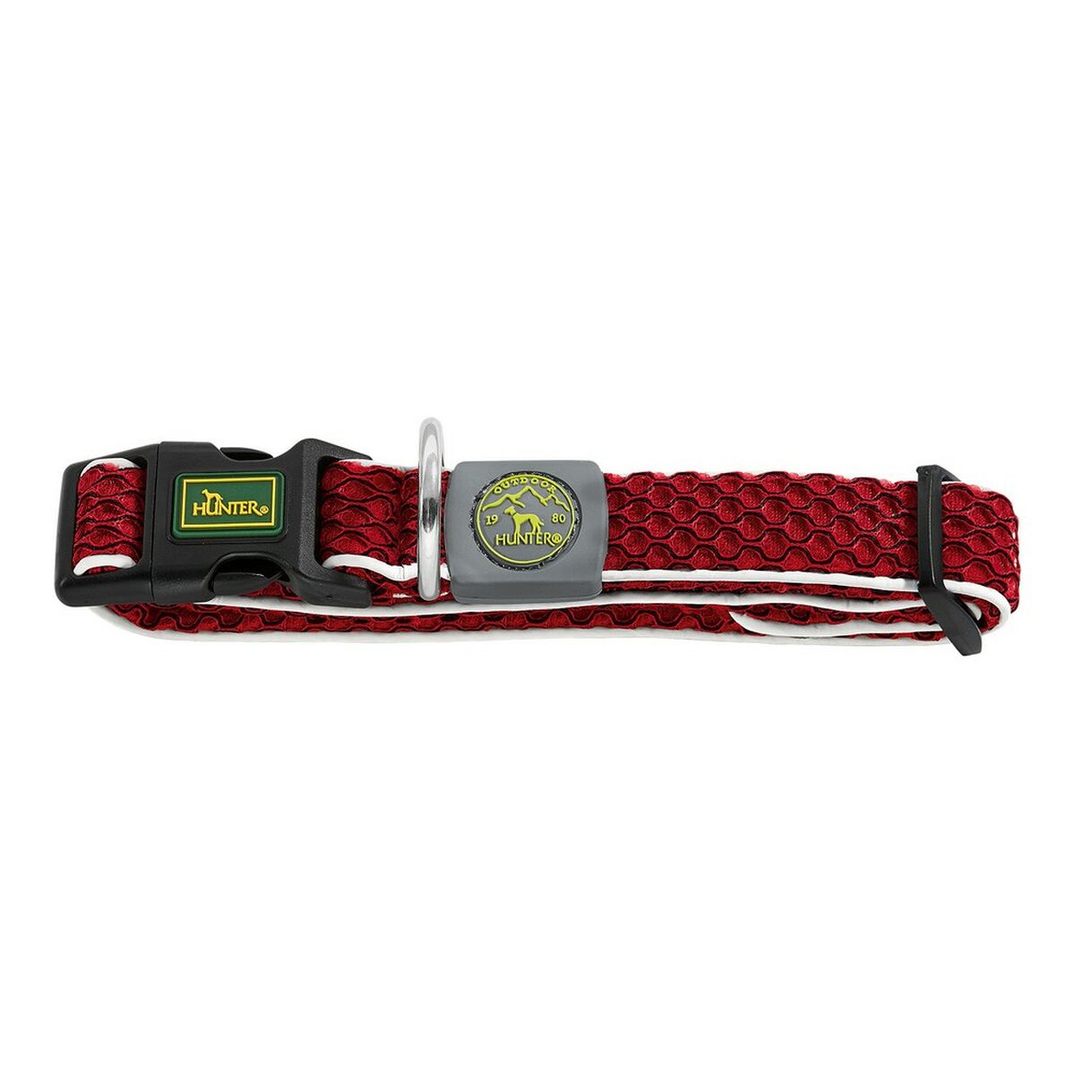 Dog collar Hunter Basic Thread Red 20 Dog collar Hunter Basic Thread Red 20