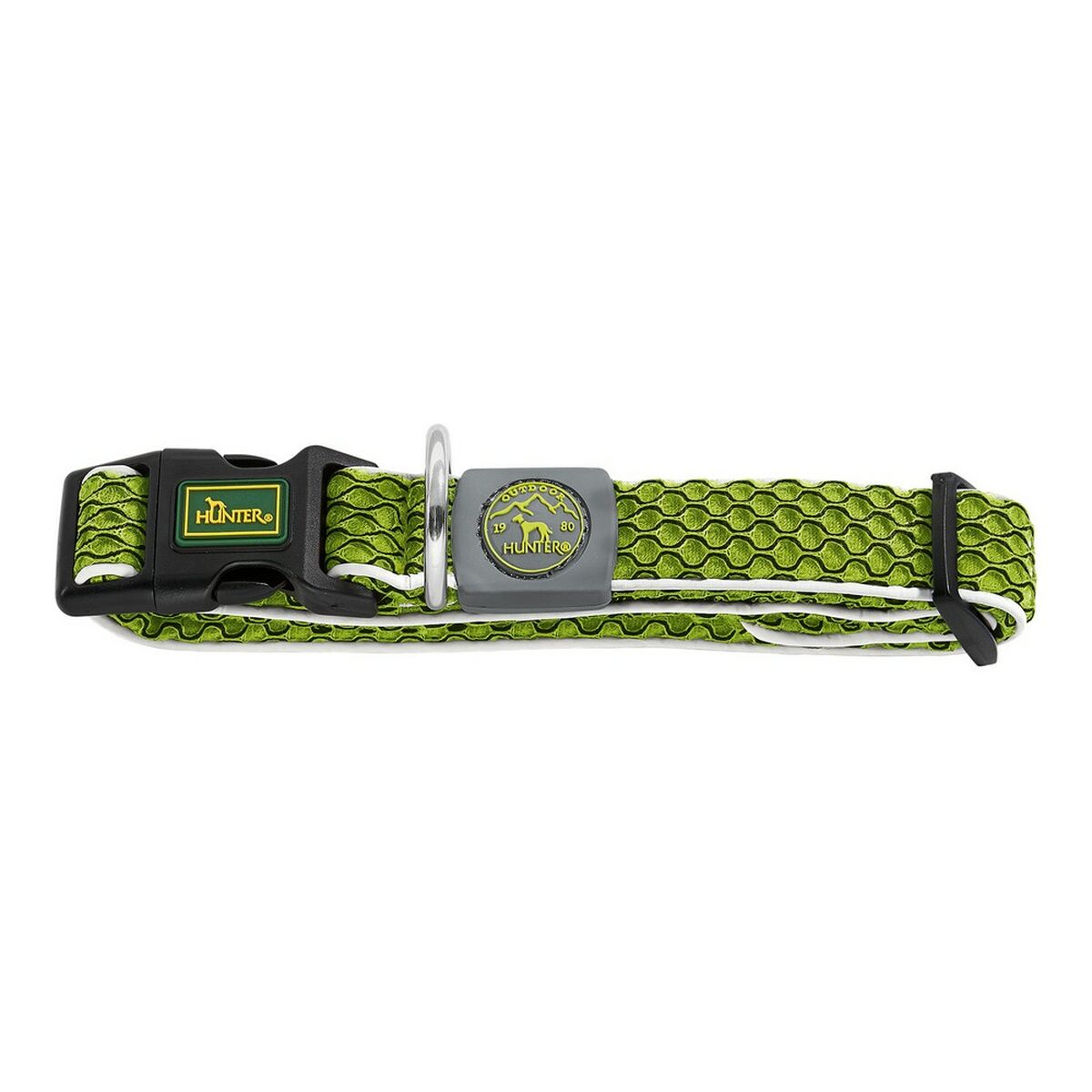 Dog collar Hunter Basic Thread Lime 20 Dog collar Hunter Basic Thread Lime 20