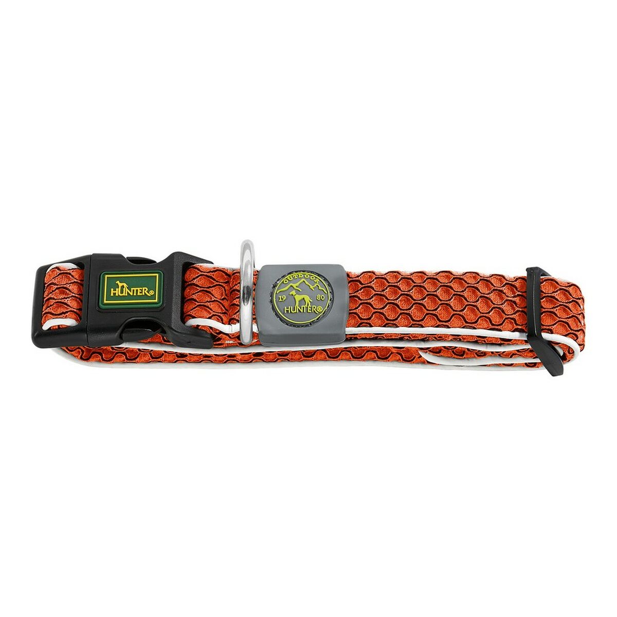 Dog collar Hunter Basic Thread Orange Size S (30-43 cm) Dog collar Hunter Basic Thread Orange Size S (30-43 cm)