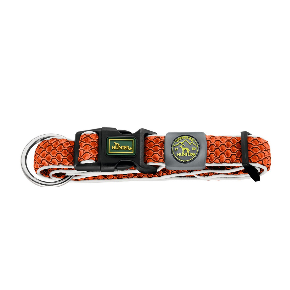 Dog collar Hunter Vario Plus Threads Orange 11 Dog collar Hunter Vario Plus Threads Orange 11