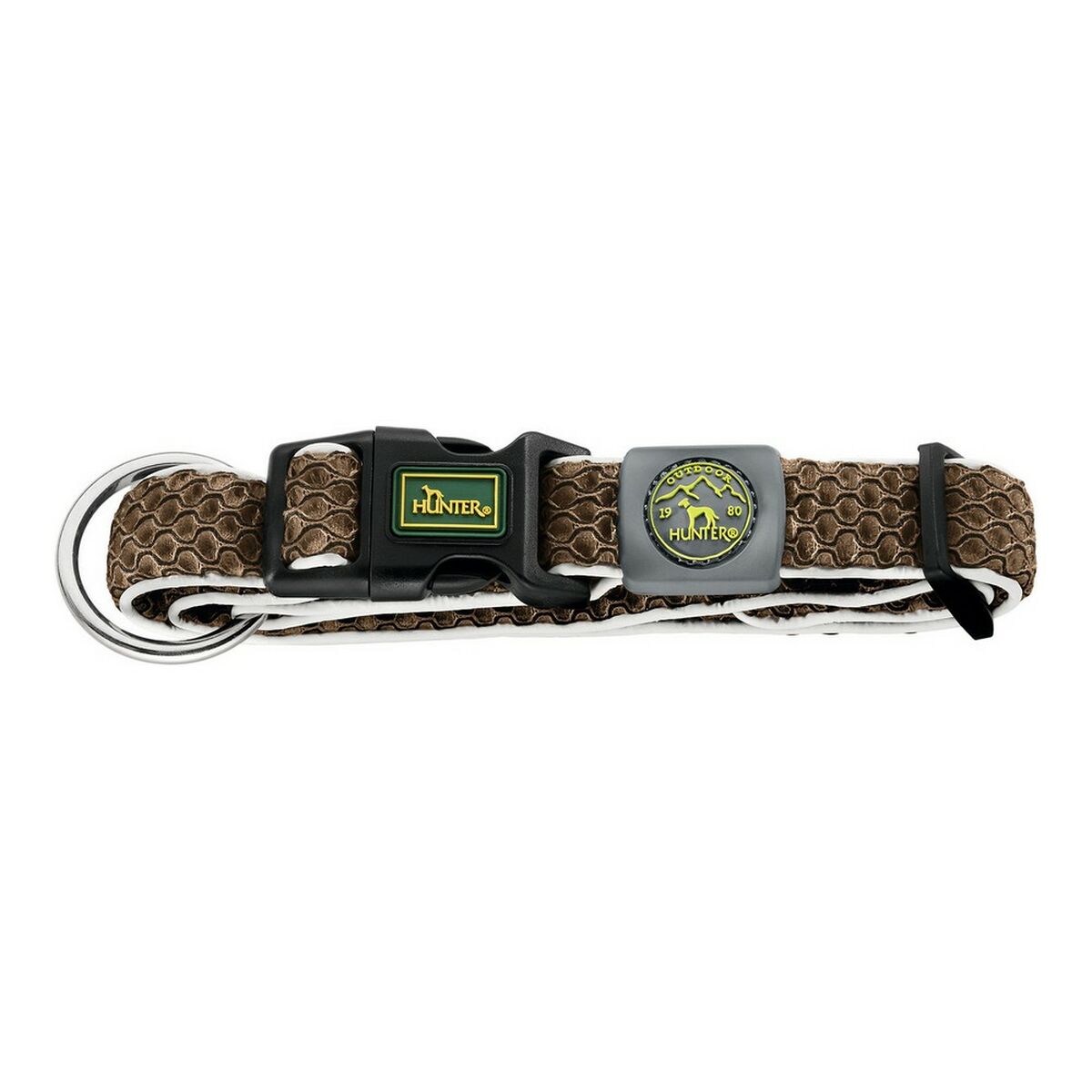 Dog collar Hunter Plus Thread Brown Size L (40-60 cm) Dog collar Hunter Plus Thread Brown Size L (40-60 cm)