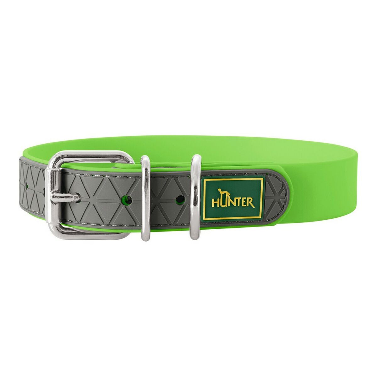 Dog collar Hunter Convenience Green Size M/L (42-50 cm) Dog collar Hunter Convenience Green Size M/L (42-50 cm)