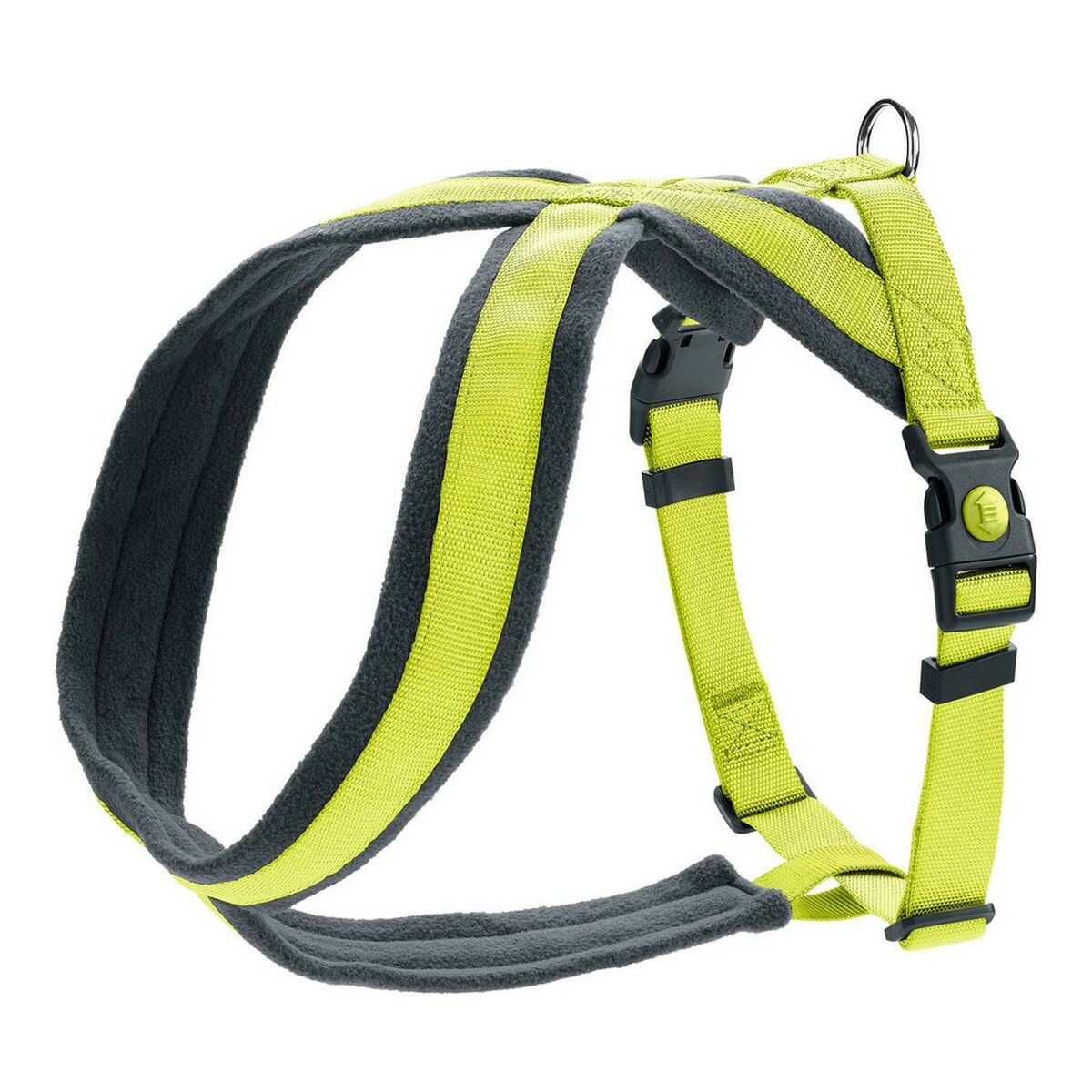 Dog Harness Hunter London Comfort 57-70 cm Size M Lime Dog Harness Hunter London Comfort 57-70 cm Size M Lime