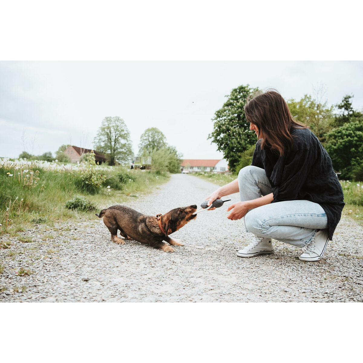 Dog toy Hunter NEBRASKA Grey Polyester Horse
