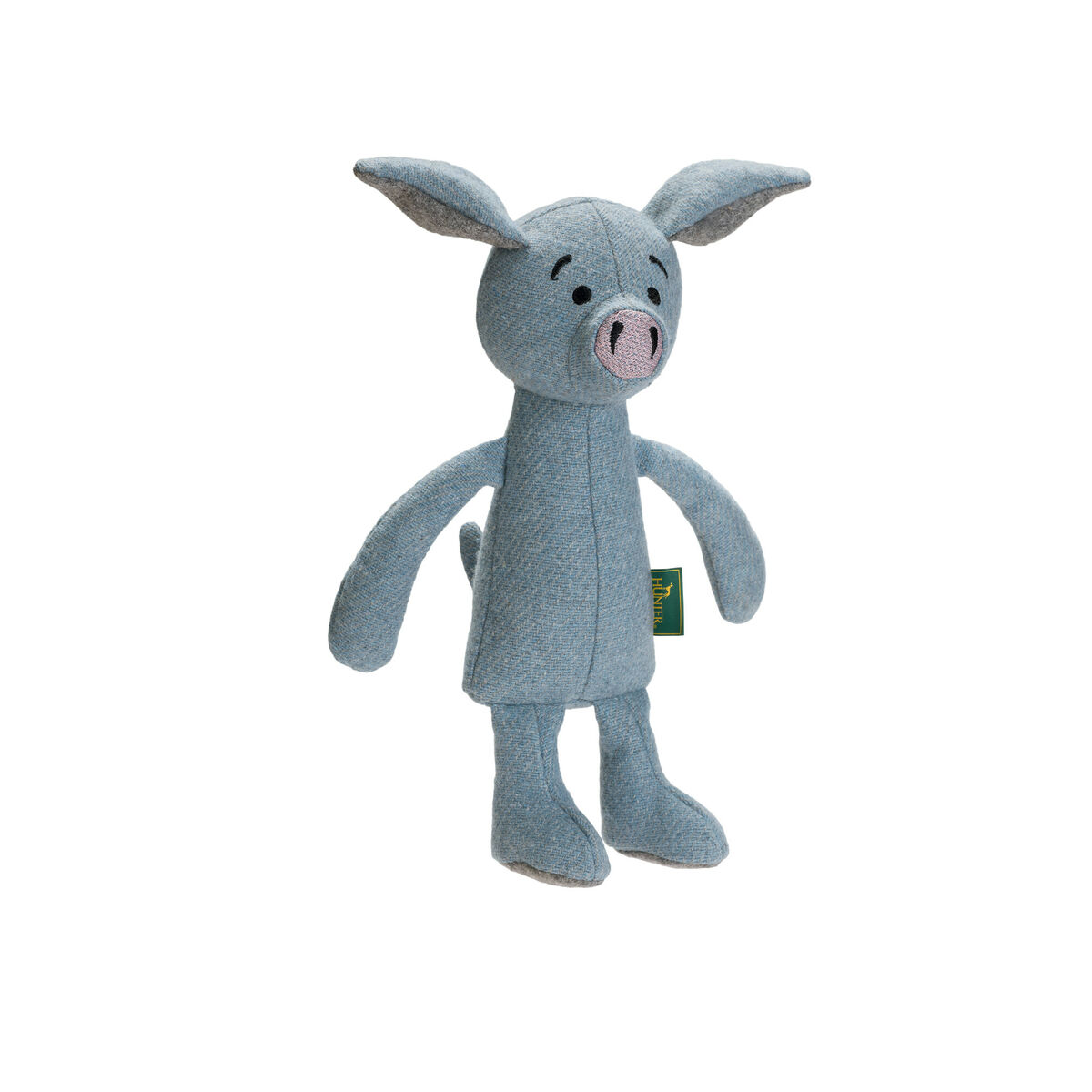 Soft toy for dogs Hunter Marle Blue Felt Polyester Recycled Polyester fibre Pig