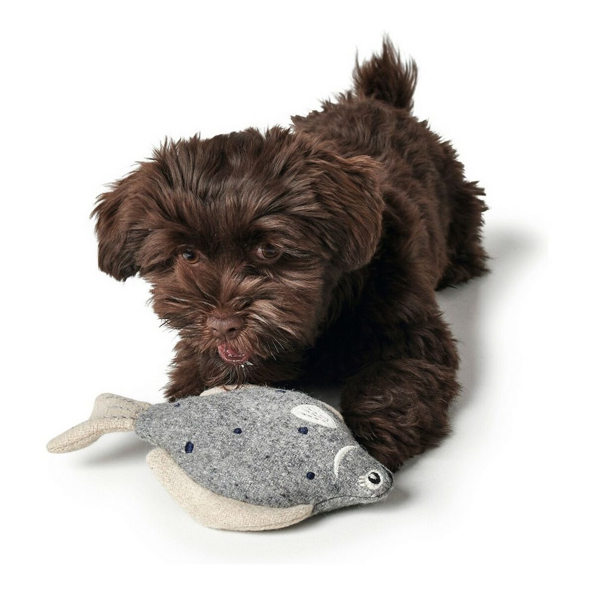 Soft toy for dogs Hunter Skagen Grey Polyester Fish