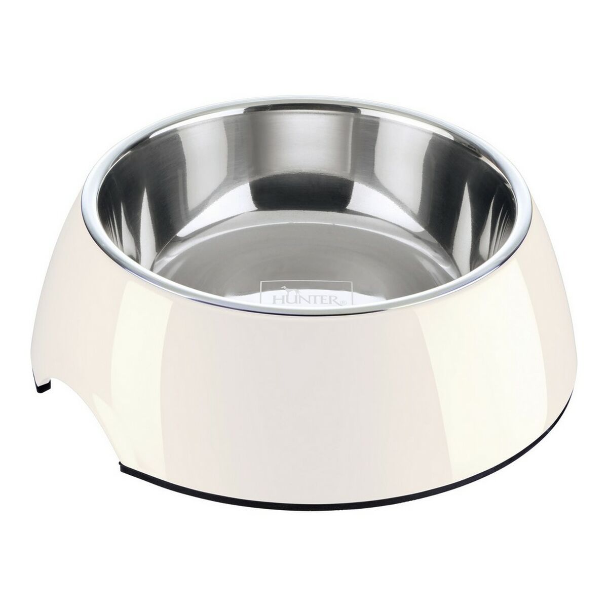 Dog Feeder Hunter Melamin Stainless steel White 160 ml (14,5 x 14,5 x 7 cm) Dog Feeder Hunter Melamin Stainless steel White 160 ml (14,5 x 14,5 x 7 cm)