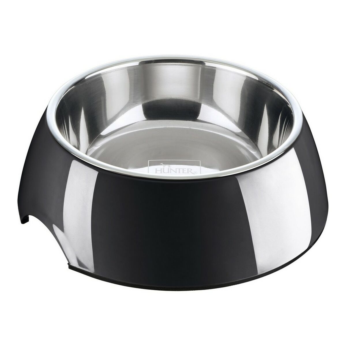 Dog Feeder Hunter Melamin Stainless steel Black 350 ml (18,5 x 18,5 x 9,5 cm) Dog Feeder Hunter Melamin Stainless steel Black 350 ml (18,5 x 18,5 x 9,5 cm)