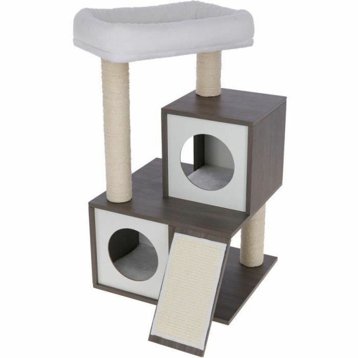 Scratching Post for Cats Kerbl Grey White/Black Sisal Scratching Post for Cats Kerbl Grey White/Black Sisal