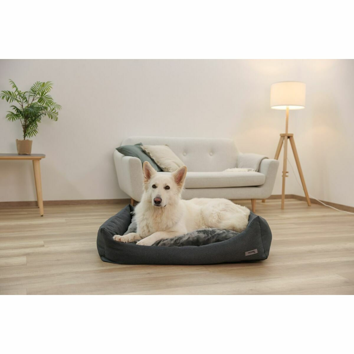 Dog Bed Kerbl Grey 80 x 60 x 25 cm
