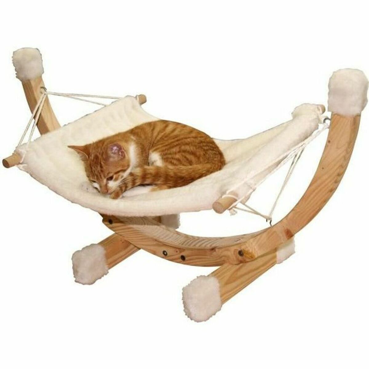 Hanging Cat Hammock Kerbl Siesta 73 x 36 x 34 cm White Hanging Cat Hammock Kerbl Siesta 73 x 36 x 34 cm White