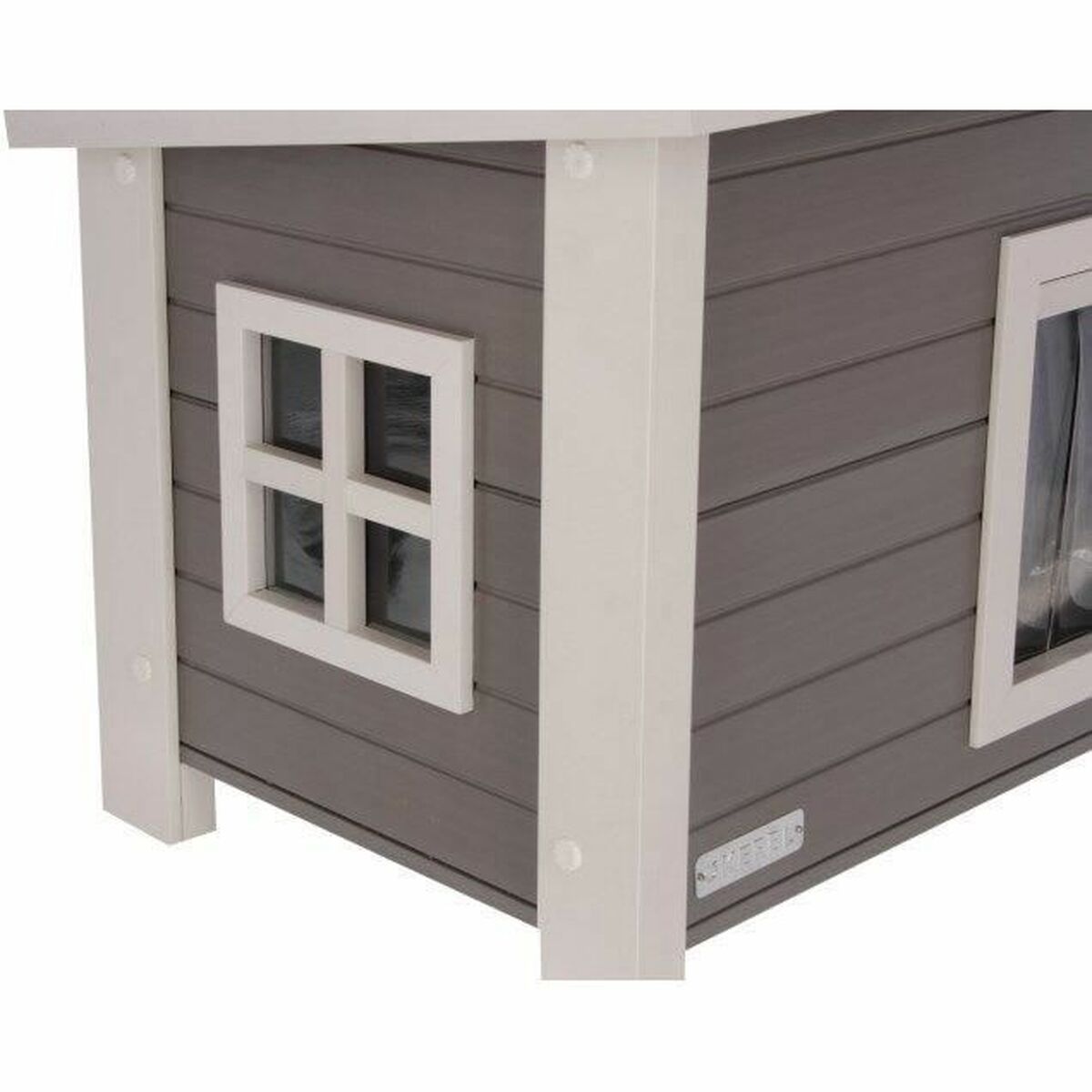Cat Litter Box Kerbl White Wood