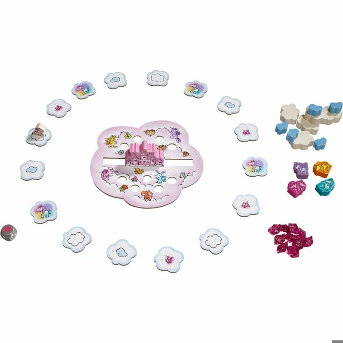 Board game HABA Unicorn Glitterluck Cloud Stacking