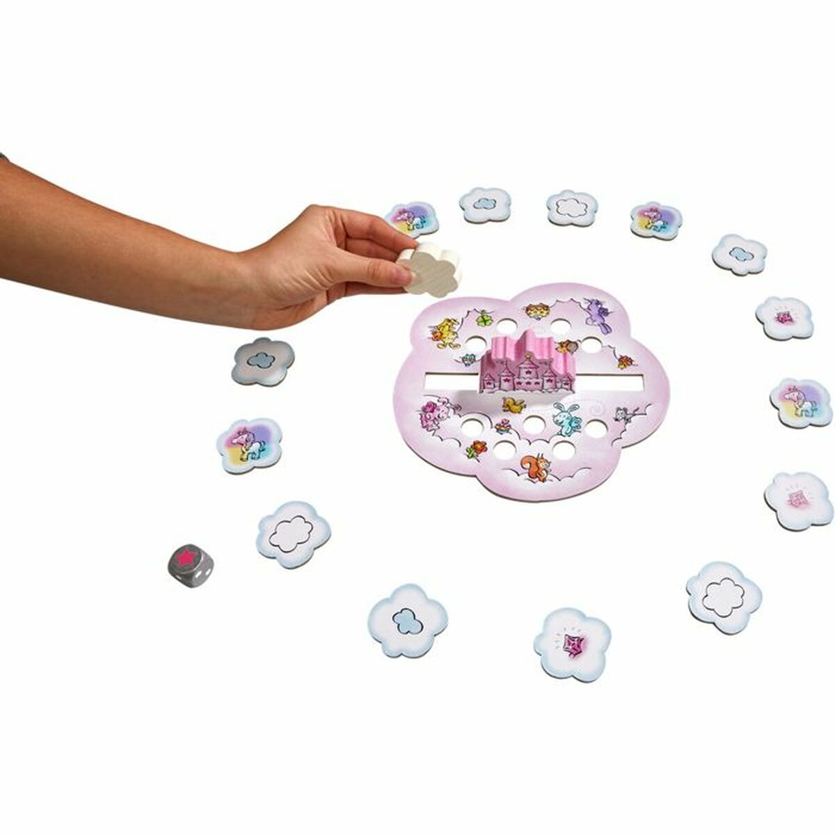 Board game HABA Unicorn Glitterluck Cloud Stacking