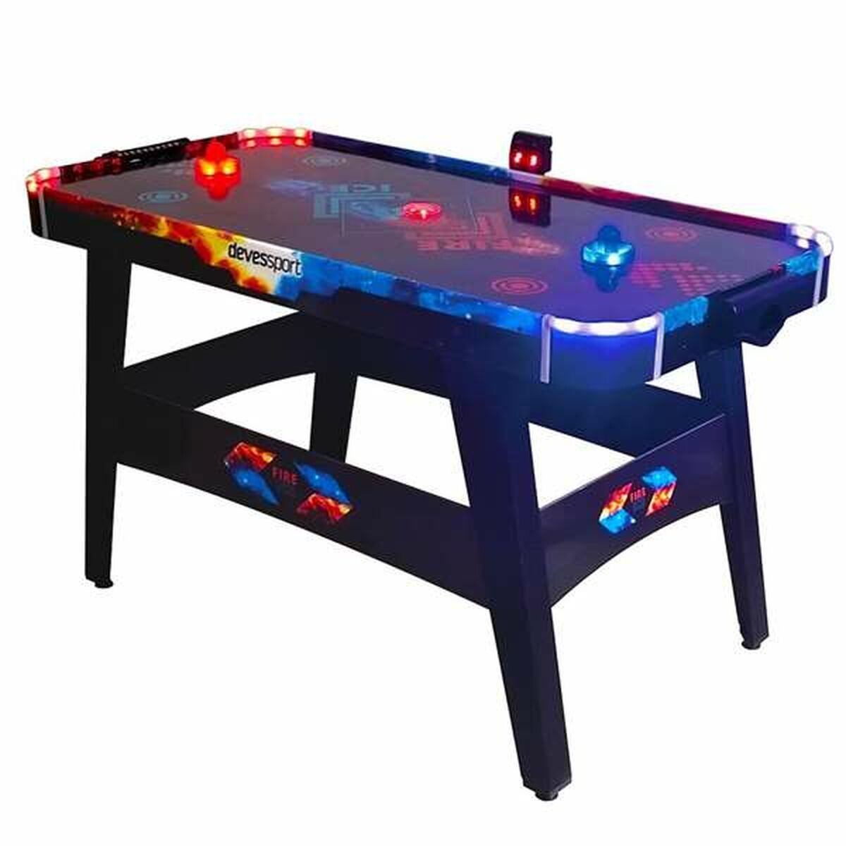 Hockey Table Fire & Ice LED Lights 146 x 71 x 82 cm Hockey Table Fire & Ice LED Lights 146 x 71 x 82 cm