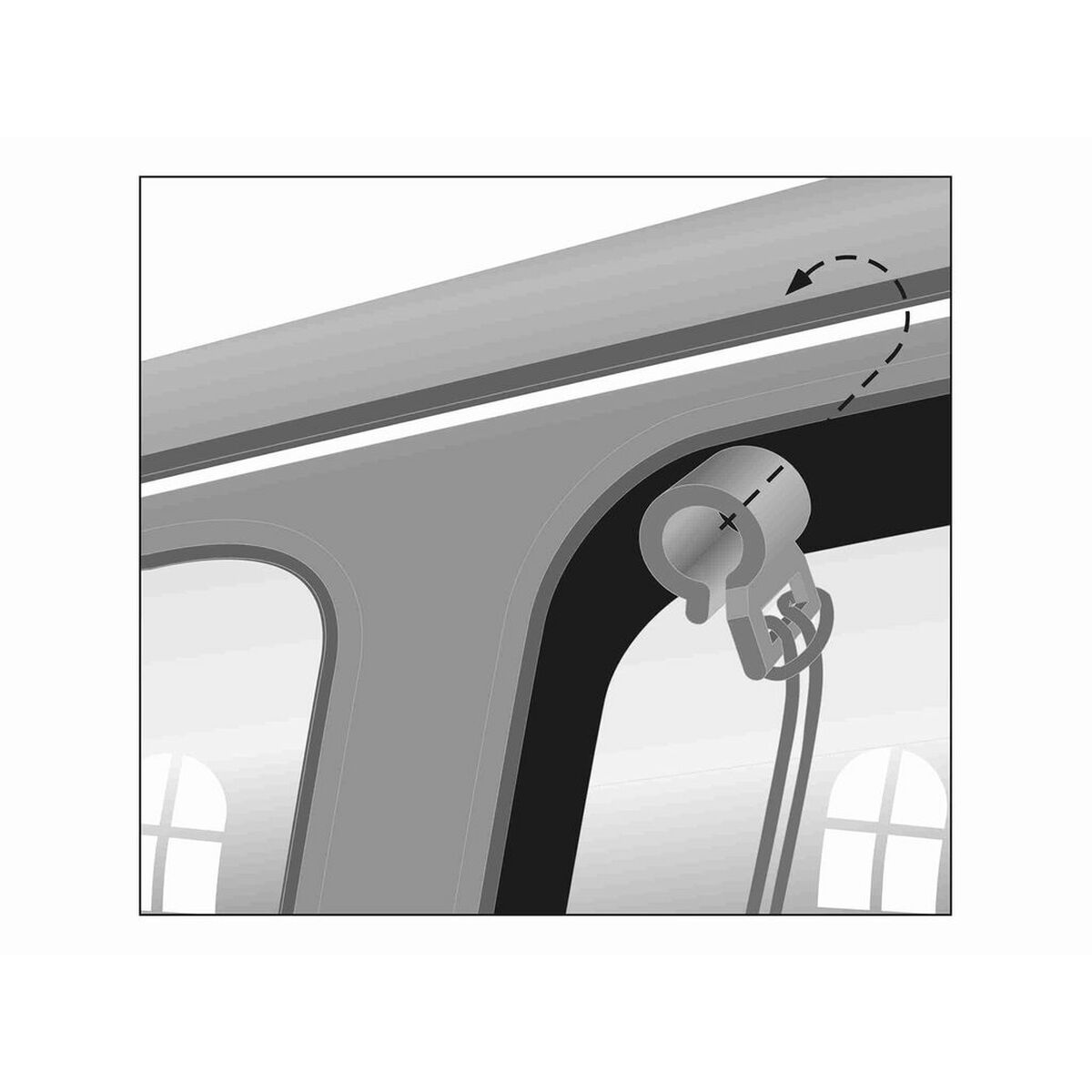 Safety net Trixie Black 120 × 100 CM