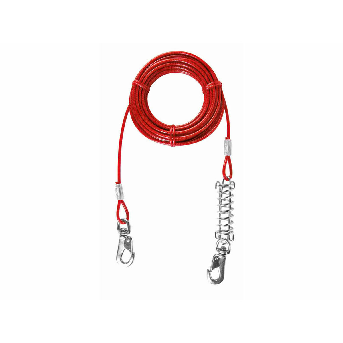 Dog Lead Trixie Red 8 m Dog Lead Trixie Red 8 m