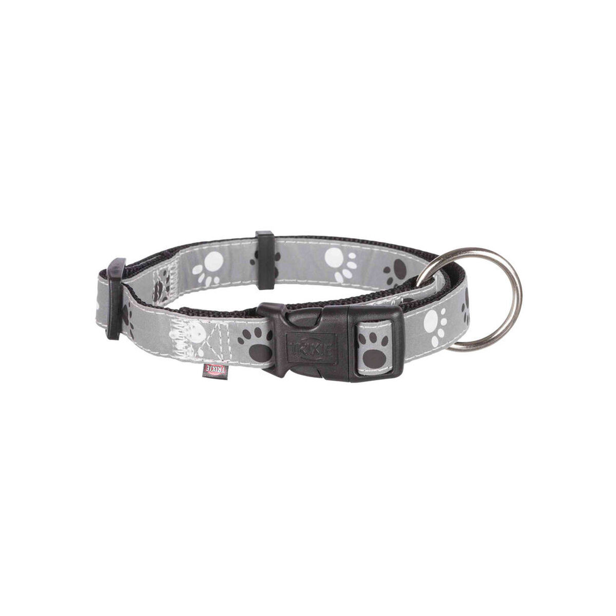 Dog collar Trixie Silver Reflect Black Grey M/L 35-55 cm Dog collar Trixie Silver Reflect Black Grey M/L 35-55 cm