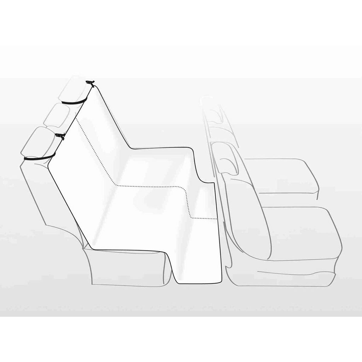 Individual Protective Car Seat Cover for Pets Trixie Individual Protective Car Seat Cover for Pets Trixie