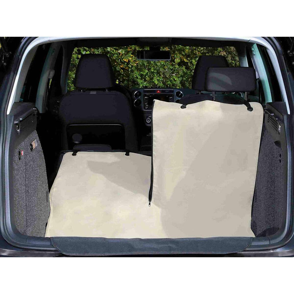 Protective Car Cover for Pets Trixie Black Beige 180 x 130 cm