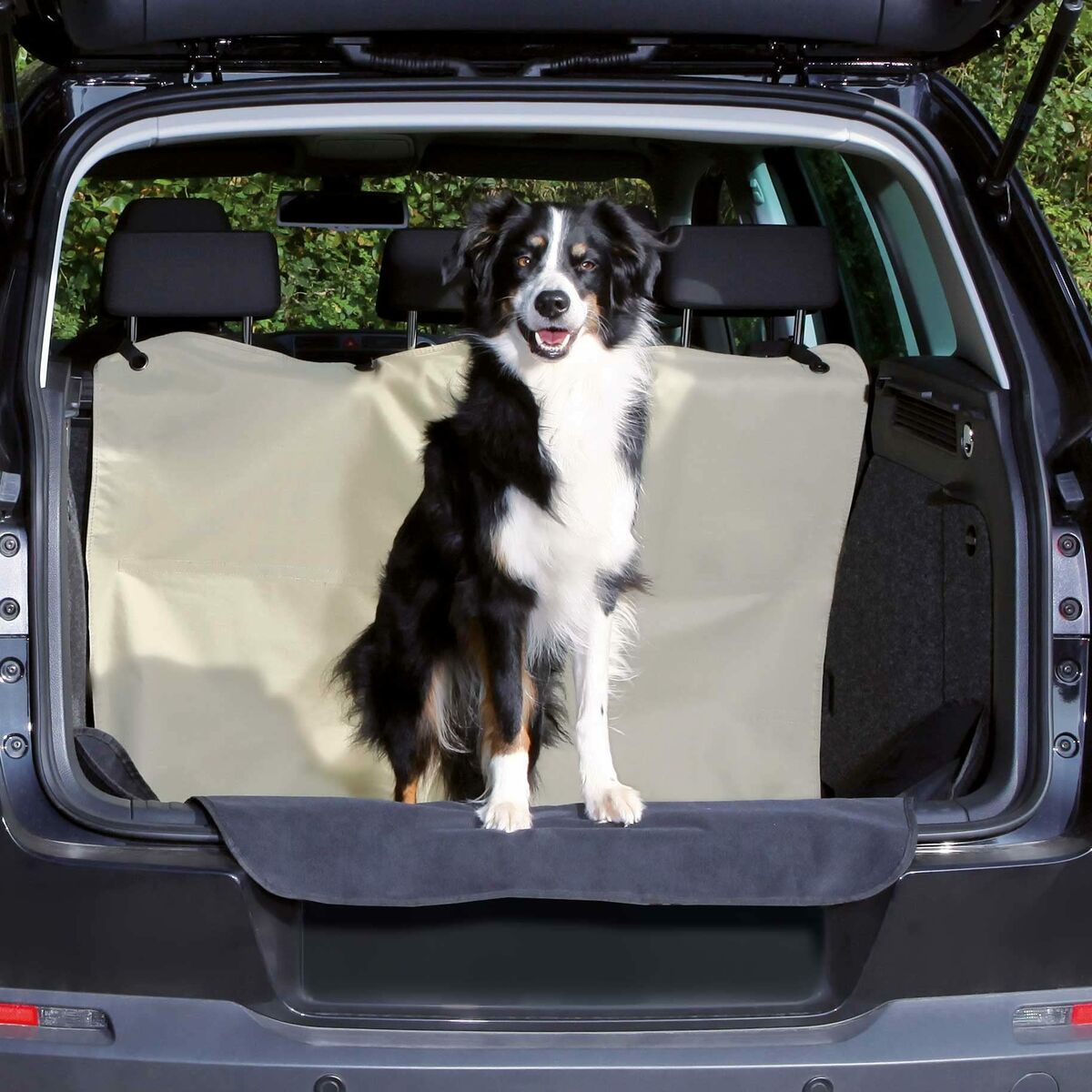 Protective Car Cover for Pets Trixie Black Beige 180 x 130 cm
