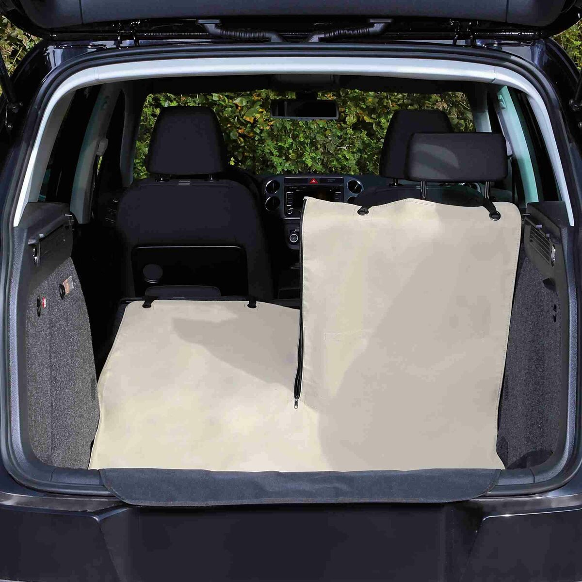 Protective Car Cover for Pets Trixie Black Beige 180 x 130 cm