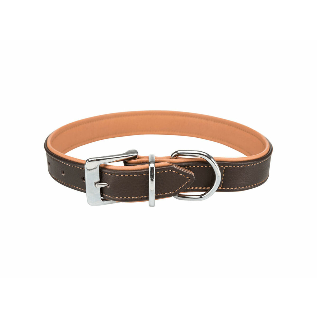 Dog collar Trixie Brown Light brown Dog collar Trixie Brown Light brown