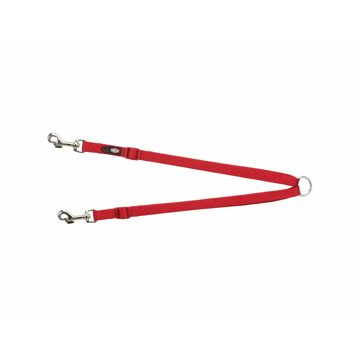 Coupling for 2-dog lead Trixie New Premium Red 40-70 cm XS S M Coupling for 2-dog lead Trixie New Premium Red 40-70 cm XS S M