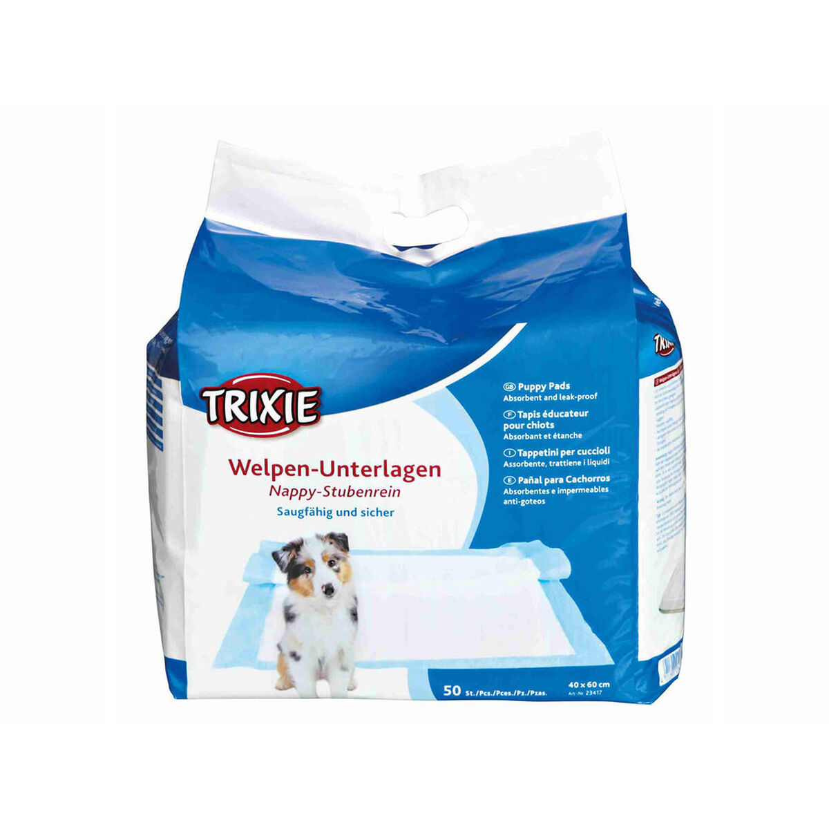 Puppy training pad Trixie Puppy Nappy 40 x 60 cm 40  60 cm White 50 Units