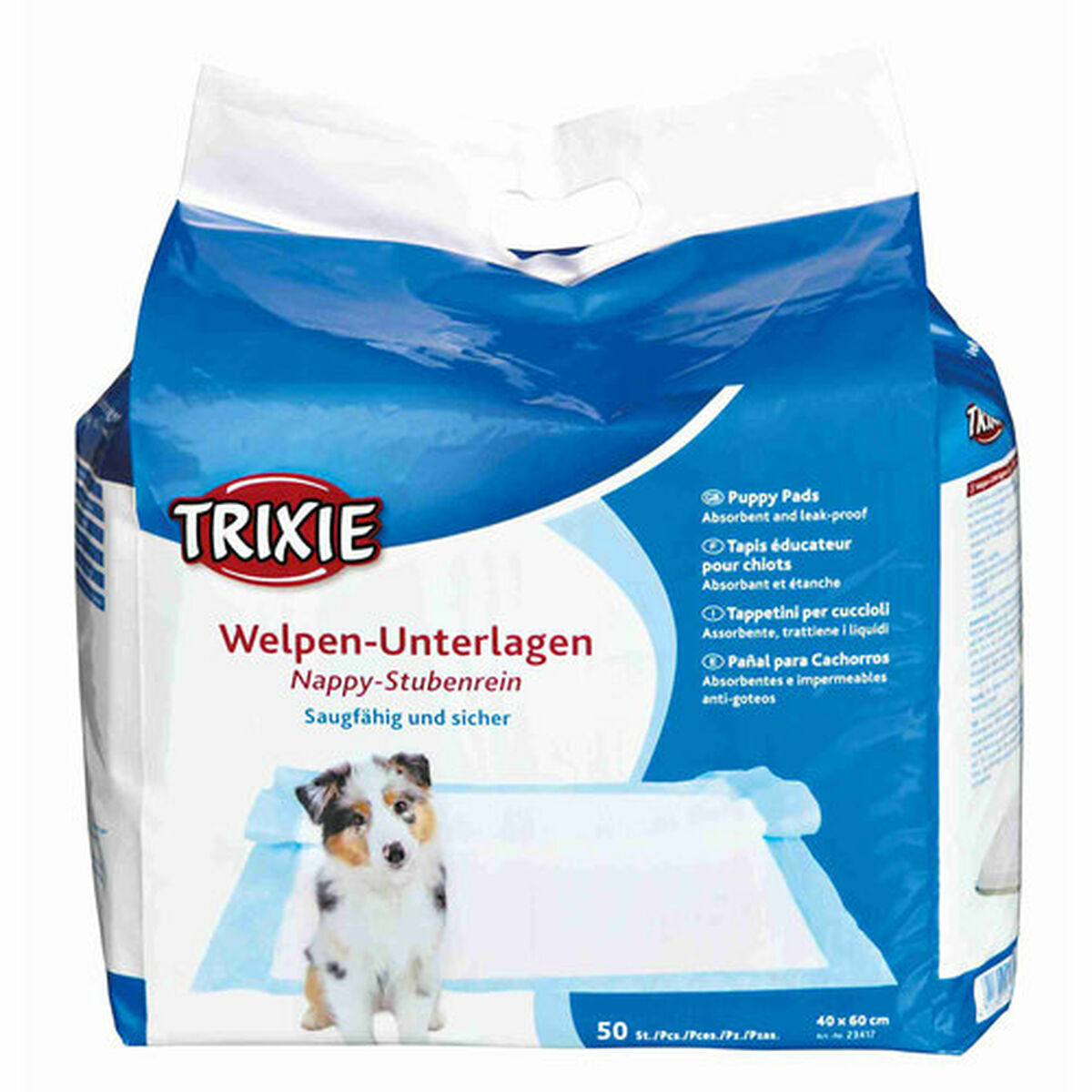 Puppy training pad Trixie Puppy Nappy 40 x 60 cm 40  60 cm White 50 Units
