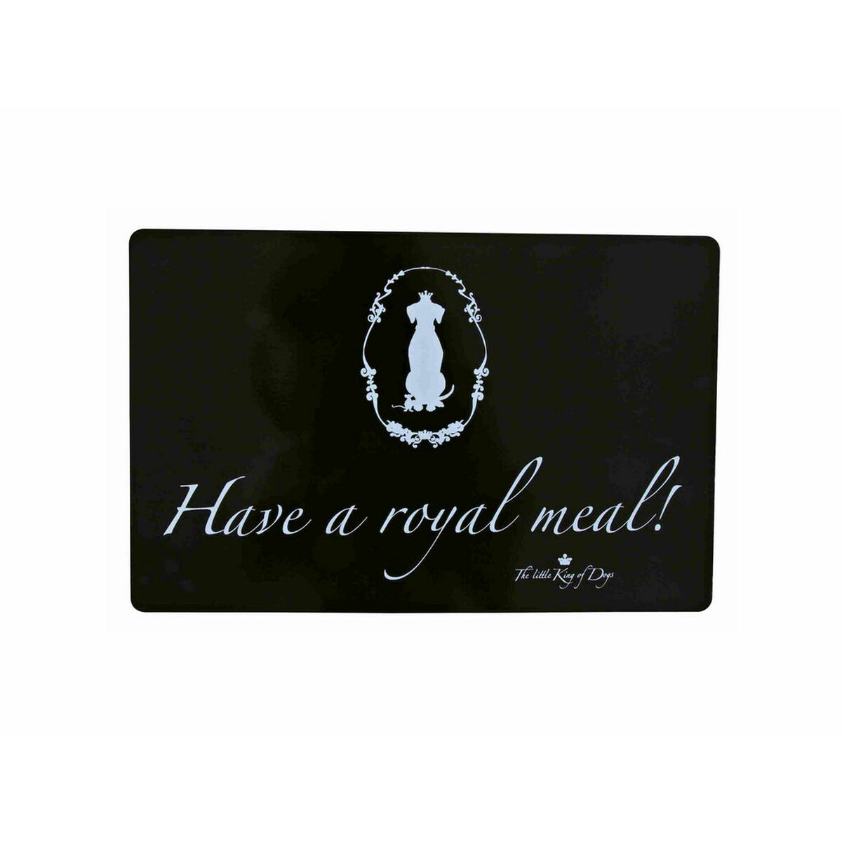Tablecloth Trixie Have a royal meal Black Plastic 44 × 28 cm
