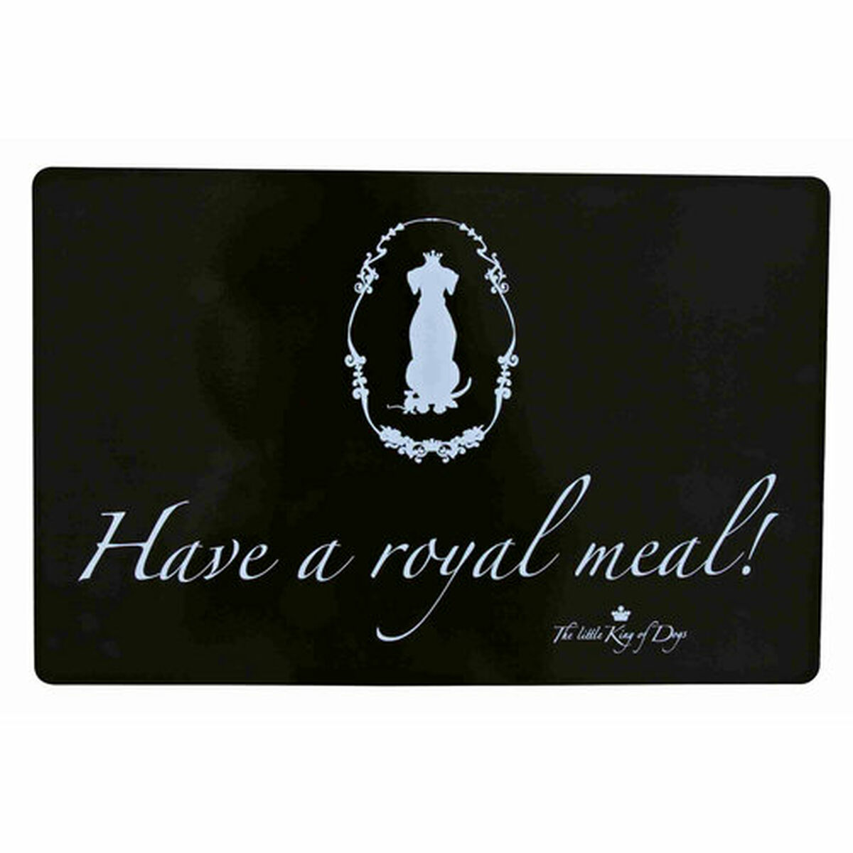 Tablecloth Trixie Have a royal meal Black Plastic 44 × 28 cm
