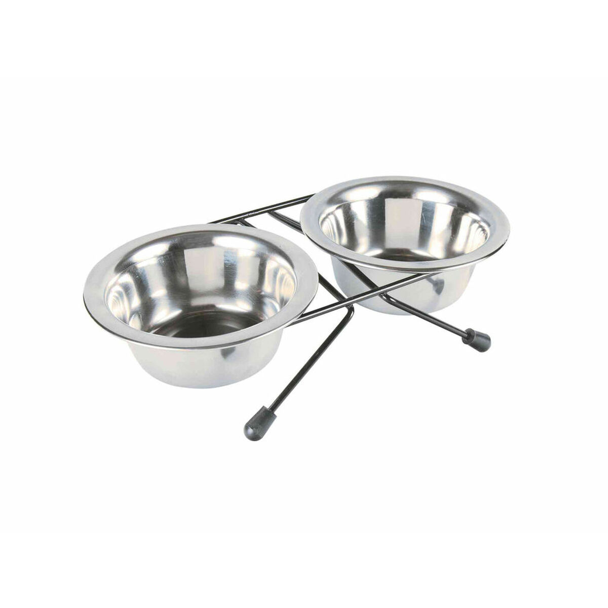 Dog Feeder Trixie Eat on Feet Stainless steel 200 ml Double 2 x 200 ml 11 cm Dog Feeder Trixie Eat on Feet Stainless steel 200 ml Double 2 x 200 ml 11 cm